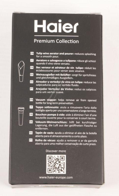 Weinflaschenverschluss-Set für Kühlschrank Haier/Candy/Hoover 35602560 Flaschenschutz Wein