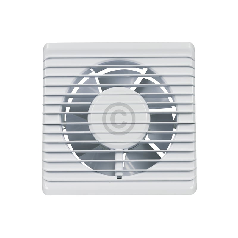 Wohnraumventilator 125erR weiß für Wand Bad Toilette