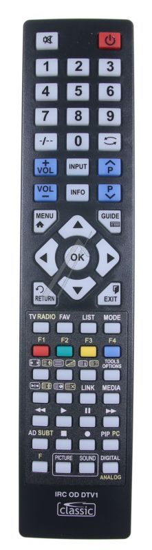 IRC87243OD Fernbedienung für Fernsehen & Telefonie Classic Vorprogrammiert