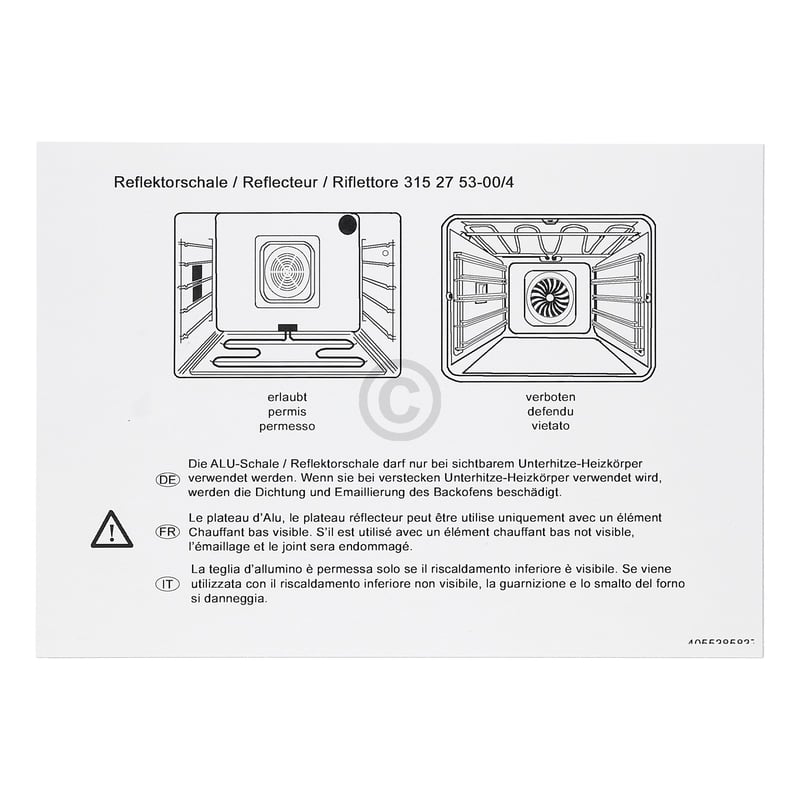 SCHALE, REFLEKTOR, SET, 315275300 4055385878