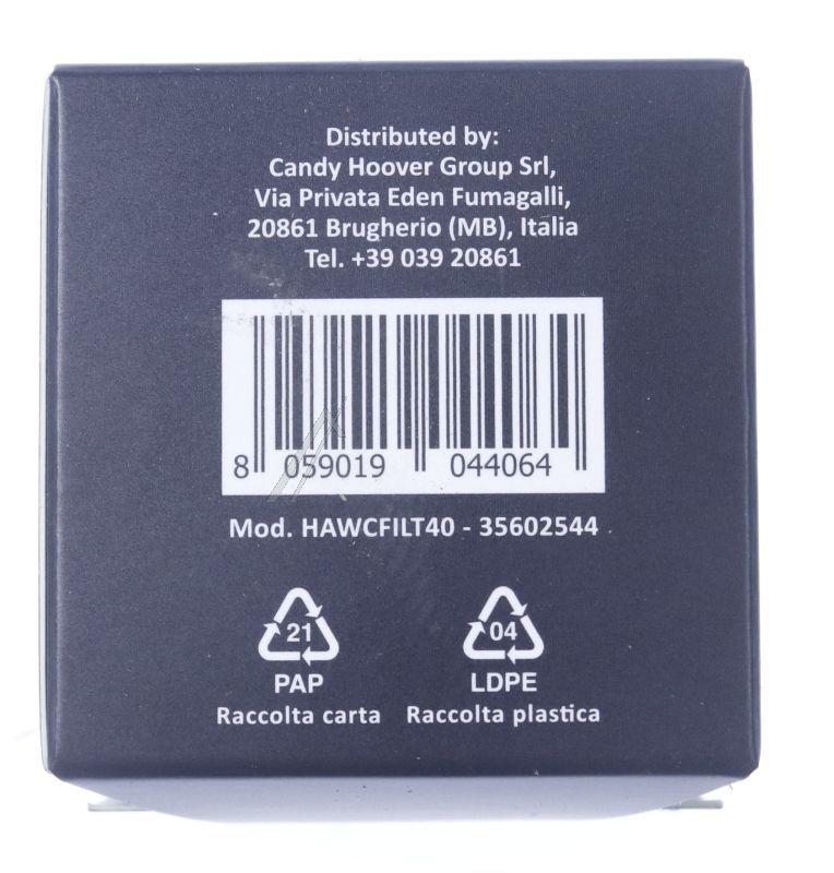 Aktivkohlefilter für Weinklimaschrank Haier, Candy, Hoover 35602544 Geruchsfilter