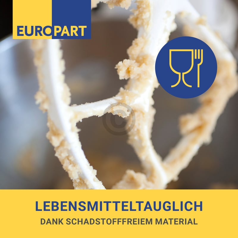 Flachrührer wie K45B KitchenAid 488000510843 für Küchenmaschine