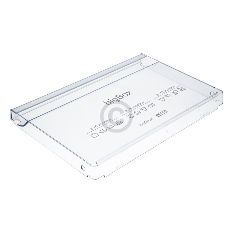 Schubladenblende bigBox für Gefrierteil SIEMENS 00743287 in KühlGefrierKombination