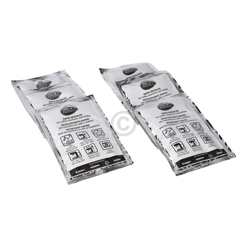 Entkalkerpulver Haier CPP0620COF 35602764 für Kaffeemaschine 6 Beutel