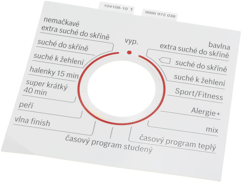 Blende für Trockner Bosch 00634497 Tür, weiß