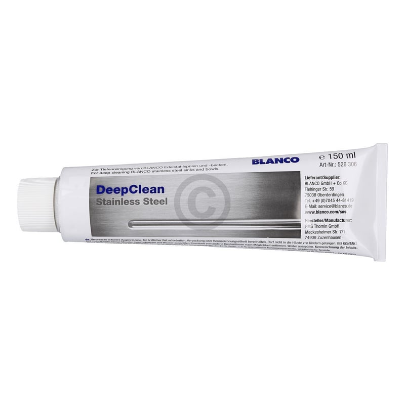 Reinigungsmittel BLANCO DeepClean Stainless Steel 526306 für Edelstahlspülen 150ml
