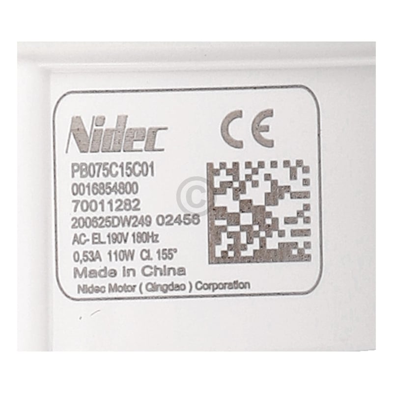 Nidec-Pumpe für Candy-Hoover Geschirrspüler 70011282 Waschpumpe