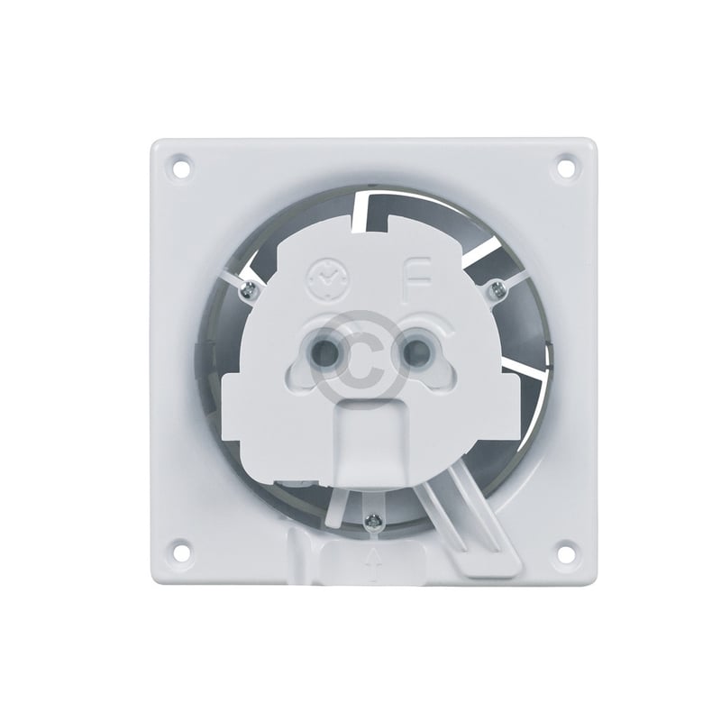 Wohnraumventilator 100erR weiß mit Kugellager Timer für Wand Decke Bad Toilette etc