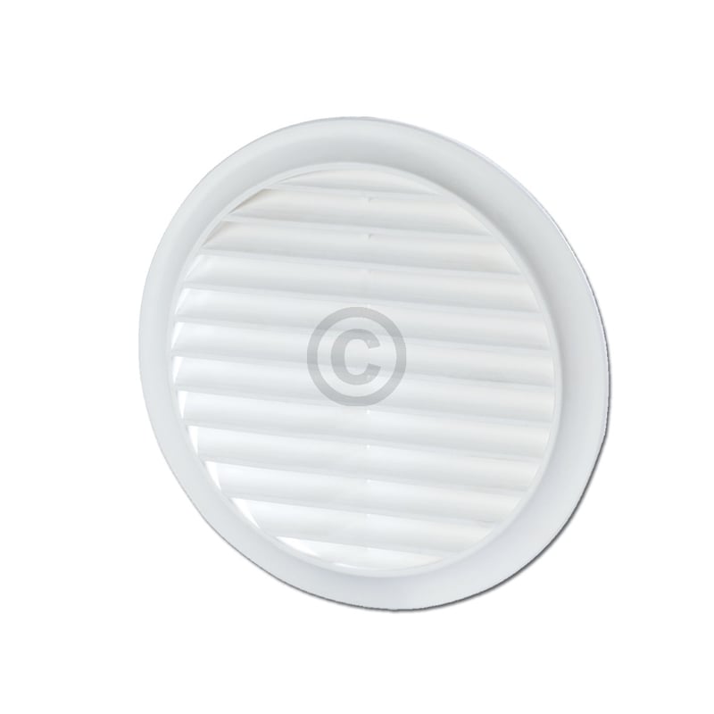 Lüftungsgitter 150erR weiß für Luftführung Dunstabzugshaube