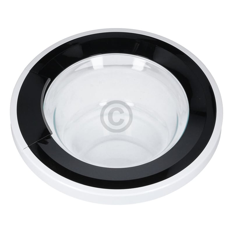 Türe mit Türringen Bullauge Scharnier Griff Blomberg 2439200100 für Frontlader Waschmaschine