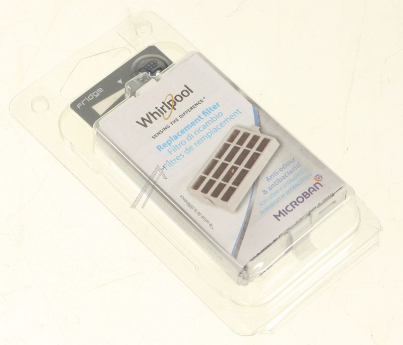 Whirlpool Kühlschrank Luftfilter 488000629721 ABF001 1 Stück