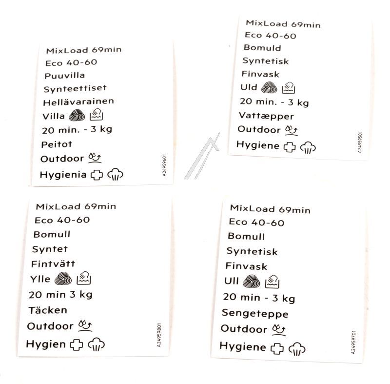Knebelblende für Waschmaschine Electrolux 140248527057 selbstklebend Regler