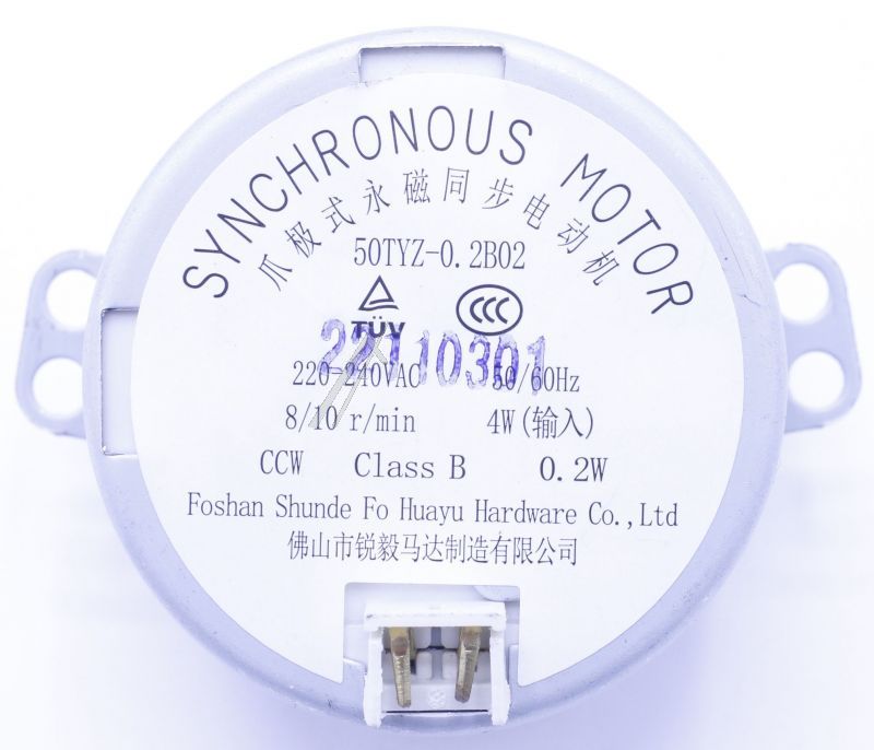Drehtellermotor für Midea Ofen 11002014000612 4W, 8/10 U/min