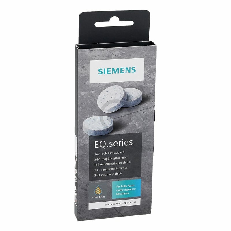 Reinigungstabletten Siemens TZ80001B 00312098 für Kaffeevollautomaten 10x2,2g