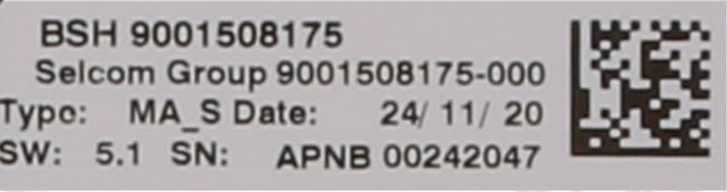 Bedienmodul blau/weisse LED 11036772