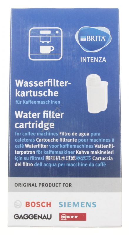 Brita Intenza Wasserfilter für Bosch Siemens Kaffeemaschine 17000705 Filterpatrone