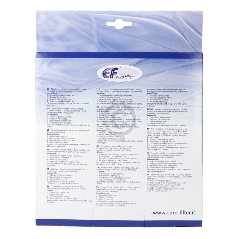 Kohlefilter Set wie Type58 Whirlpool 484000008782 AKB000/1 143mmØ für Dunstabzugshaube 2Stk