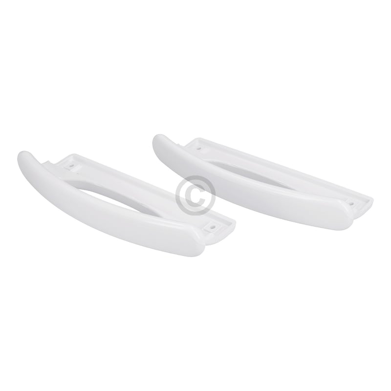 Türgriff Set wie Bauknecht 481231019093 für KühlGefrierKombination 2Stk