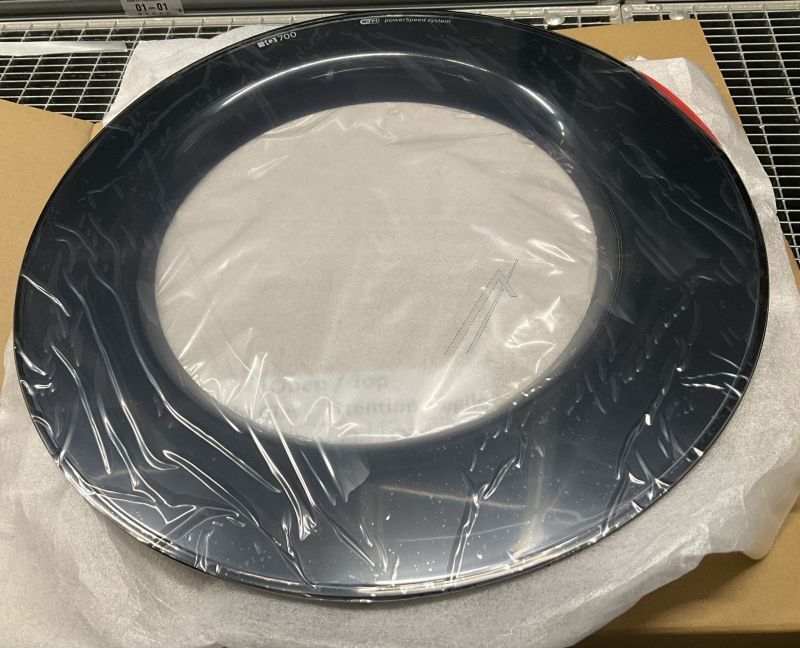 Waschmaschinen-Türrahmen Bosch Siemens 11055198 Schwarz