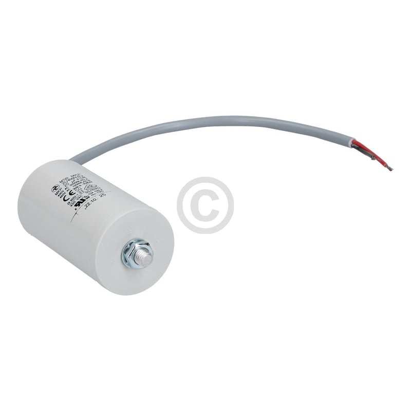 Kondensator 25µF 400V HYDRA MSB MKP 25/400IV/E2 UI mit Anschlusskabel und Befestigungsschraube