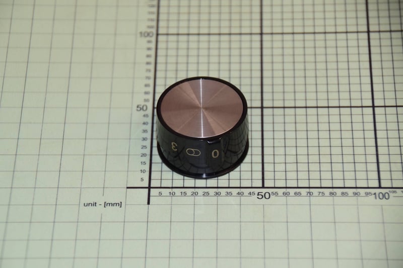 Knebel für Ofen Amica 9066607 elektrisch schwarz