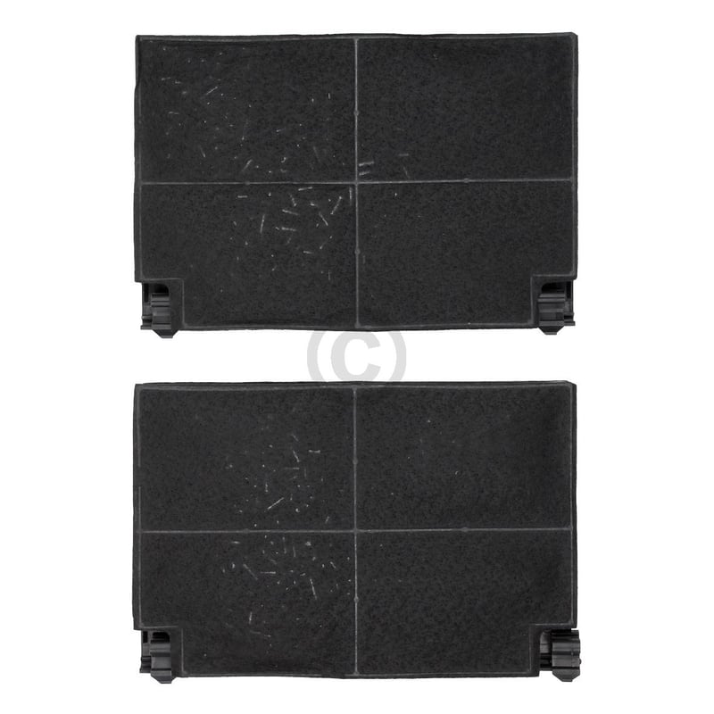 Kohlefilter Set wie Electrolux 9029800621 EFF55 225x155mm für Dunstabzugshaube 2Stk