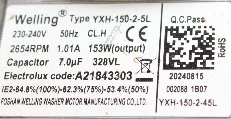 Induktionsmotor für Trockner Electrolux 140218433039 230V, 50Hz, 153W