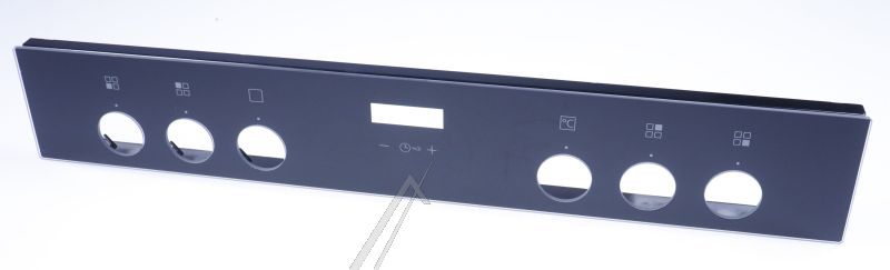 Bedienblende für Ofen Bosch Siemens 11059477 Edelstahl schwarz