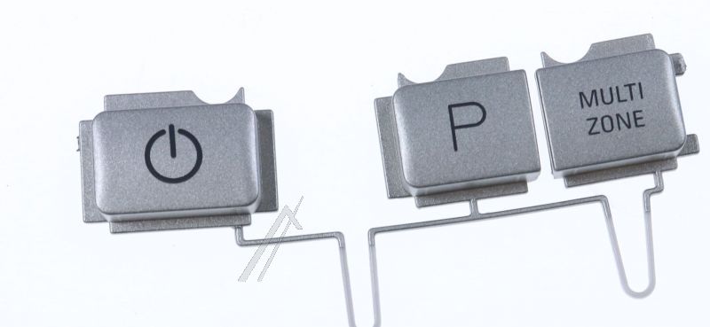 Tastenfeld für Geschirrspüler Whirlpool 488000502671 links, Edelstahl