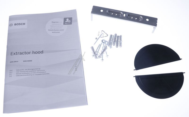 Montageset für Dunstabzugshaube Bosch/Siemens 12046184 zur Befestigung