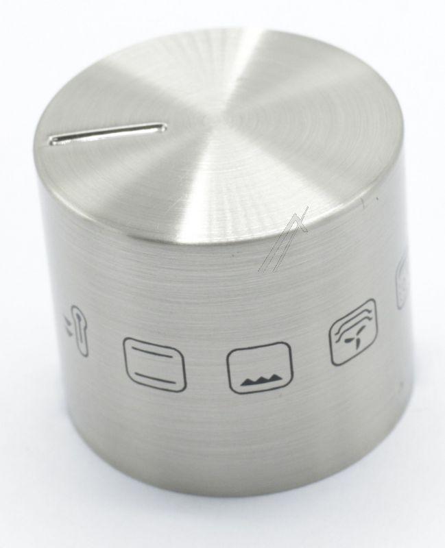 Ofenknopf Whirlpool/Indesit 481010568594 Push-Knopf, Edelstahl