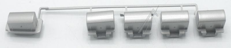 Tastensatz, Grau, Rechteckig, 4+1 (1366126314)