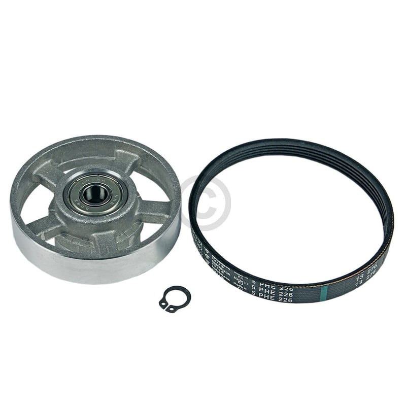 Riemenscheibe Blomberg 492204401 mit Riemen 226PH5E für Trockner