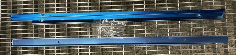 Dekorleisten-Set für Geschirrspüler Bosch 17007740 Edelstahl-Leisten