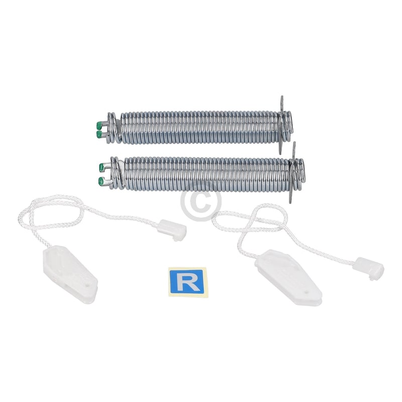 Türscharnierfedern passned für Siemens 00754870 Farbcode grün mit Seilzügen