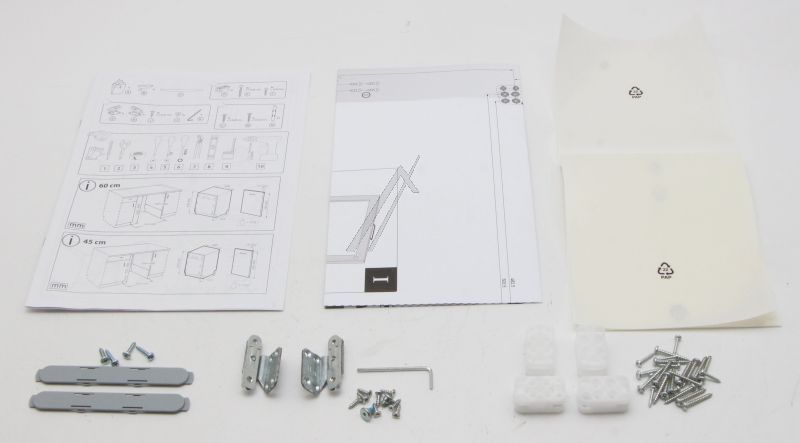 Whirlpool Geschirrspüler-Montagesatz 488000860552 Schließmechanismus, 45/60cm