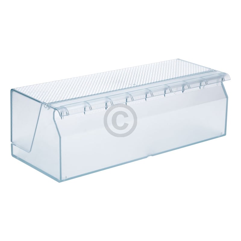 Abstellfach Butter-/Käsefach groß, 90mm hoch, bedruckt "Liebherr" 9031106