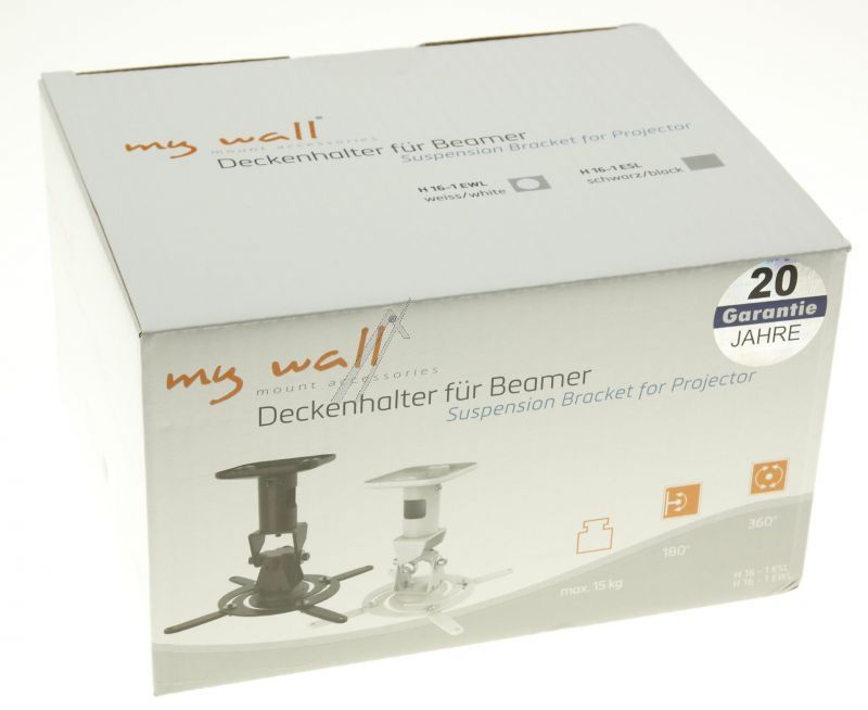 Deckenhalter für Beamer Mywall H161EW weiß
