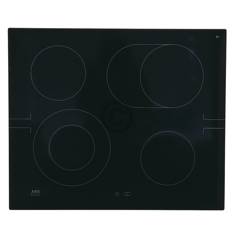 Glaskeramikplatte AEG 387001511/6 für Kochfeld Herd 3870017112