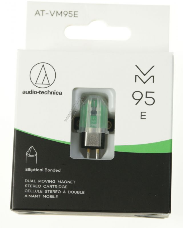 Audio-Technica AT-VM95E Tonabnehmer, elliptisch, für Plattenspieler