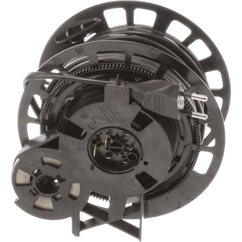 Kabeltrommel mech.12,25m;1²;H05;VV;CH-Stecker;Flachleitung; 00751641