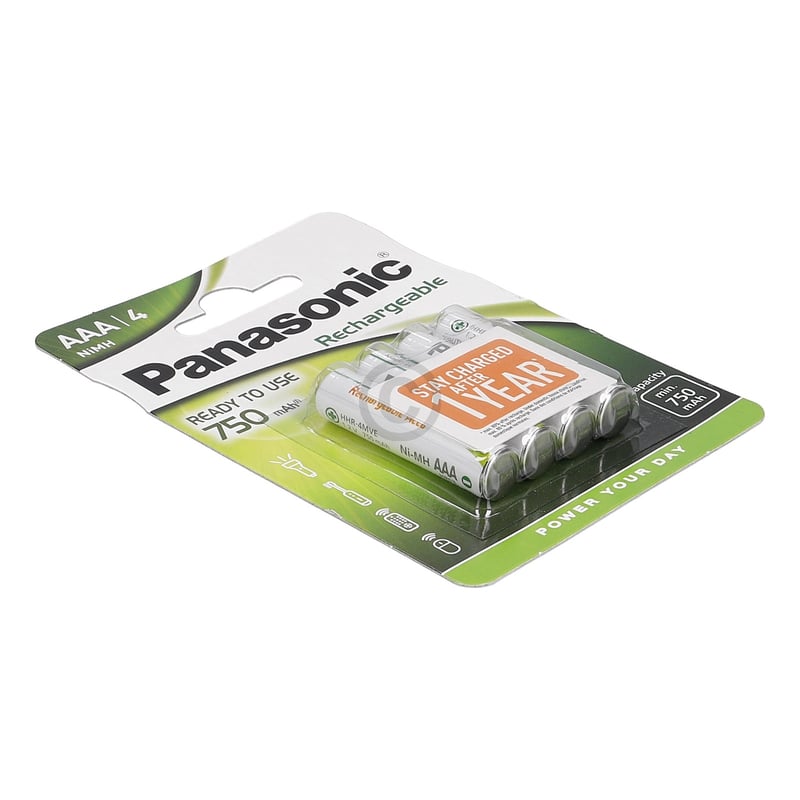 Akku AAA Micro P03 Panasonic HHR-4MVE/4BC 750mAh 4Stk Panasonic