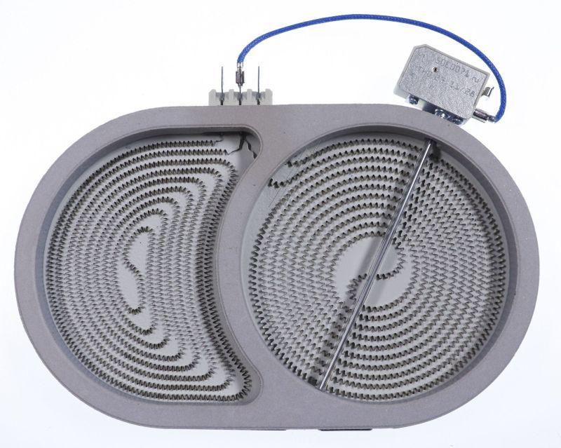 Doppelzonenheizung für Whirlpool Ofen 488000851775 230V, oval