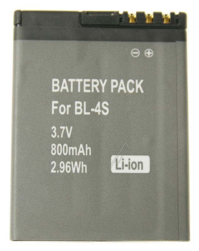 Li-Ion Akku 3,7V 800mAh für Waschmaschine Com 37V800mAh BL-4S Äquivalent