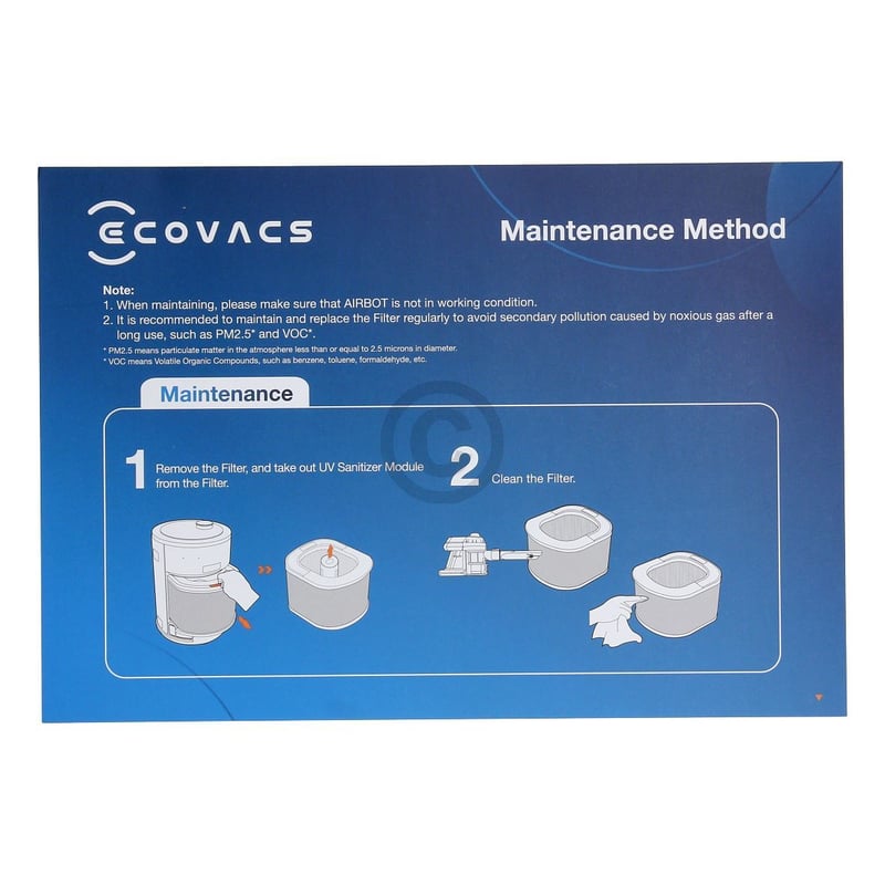 HEPA Filter Ecovacs 201-2109-0800 für mobilen Luftreiniger
