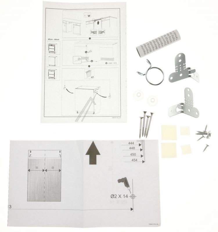 Zubehör-Pack für Geschirrspüler Beko/Grundig/Arçelik 1784430105 Zubehör