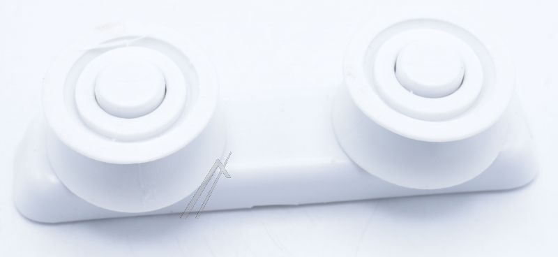 Führungsrollen mit Träger für Geschirrspüler Midea 12176000010322 Spülkorbrollen