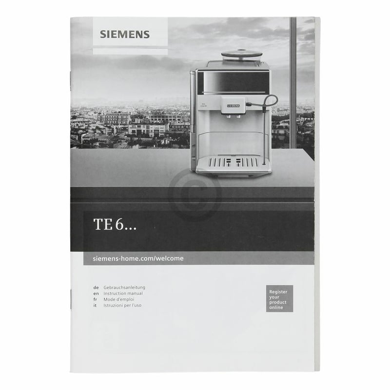 Gebrauchsanleitung Siemens 18005646 für Kaffeemaschine Bosch