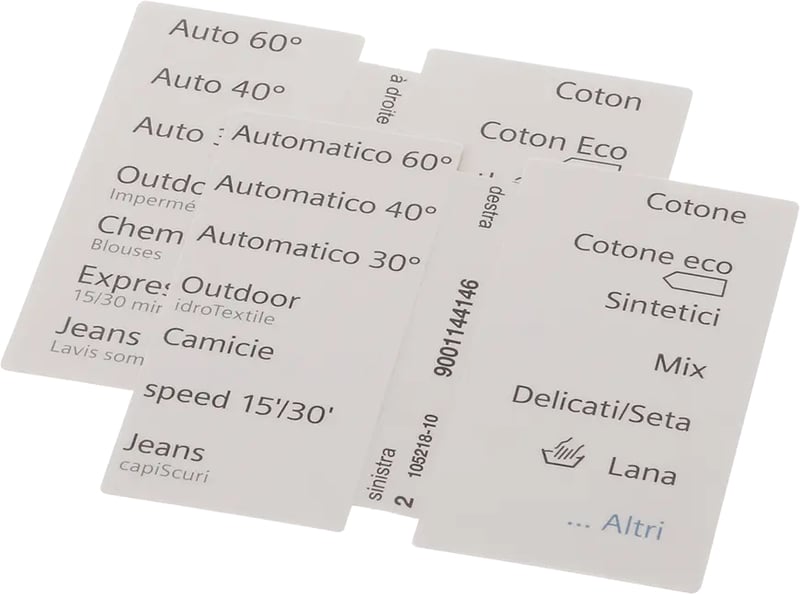 Waschmaschinen-Legende BSH-Gruppe 12012875 Bedienfeld, Elektronik
