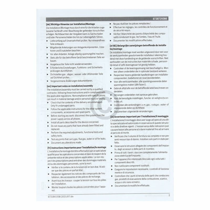 Durchflussmengenzähler Set für Heizung Bosch 10023556 in Durchlauferhitzer